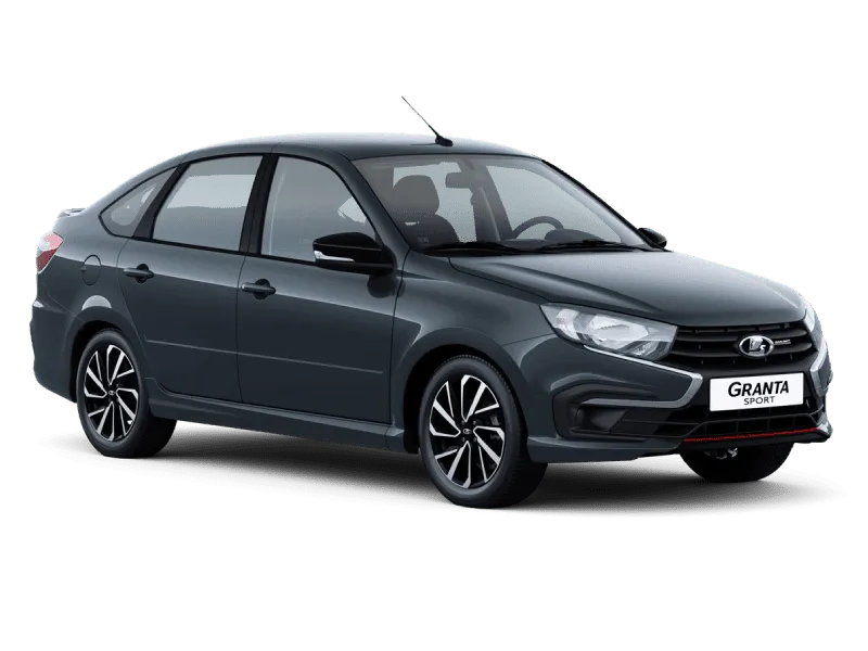 Новый Lada Granta Sport Лифтбек I Рестайлинг, цвет «СЕРЕБРИСТО-ТЕМНО-СЕРЫЙ "БОРНЕО" (633) - МЕТАЛЛИК»