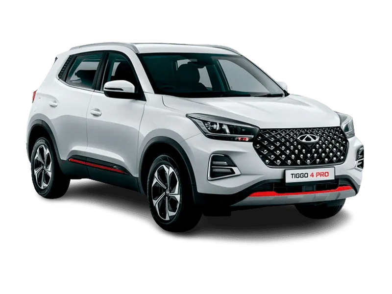 Новый Chery Tiggo 4 Pro 18 YEARS EDITION I Рестайлинг, цвет «Искрящийся белый»